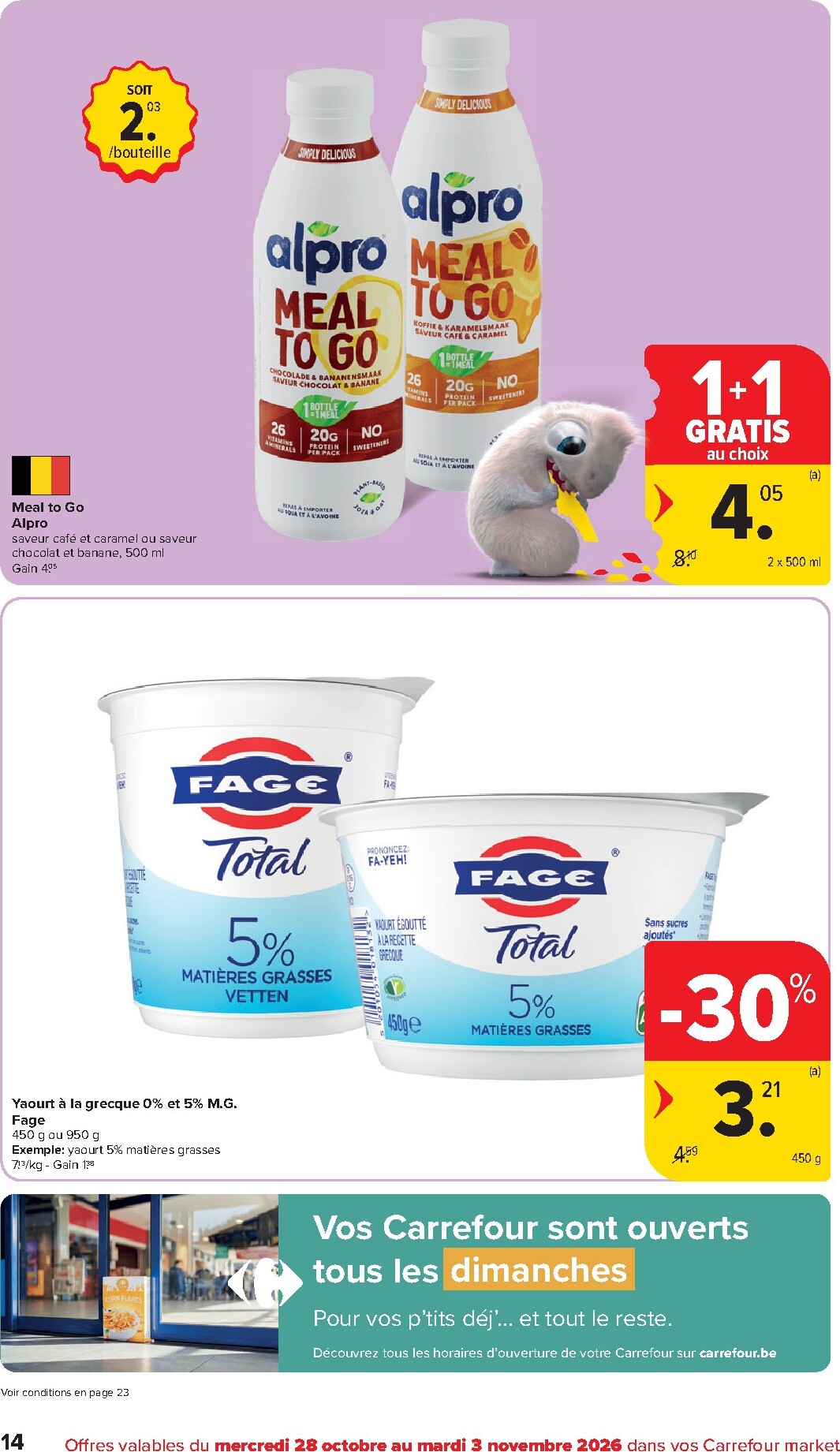 carrefour-market - Carrefour Market folder voor volgende week van woensdag 28/10/2026 tot dinsdag 03/11/2026 - page: 14