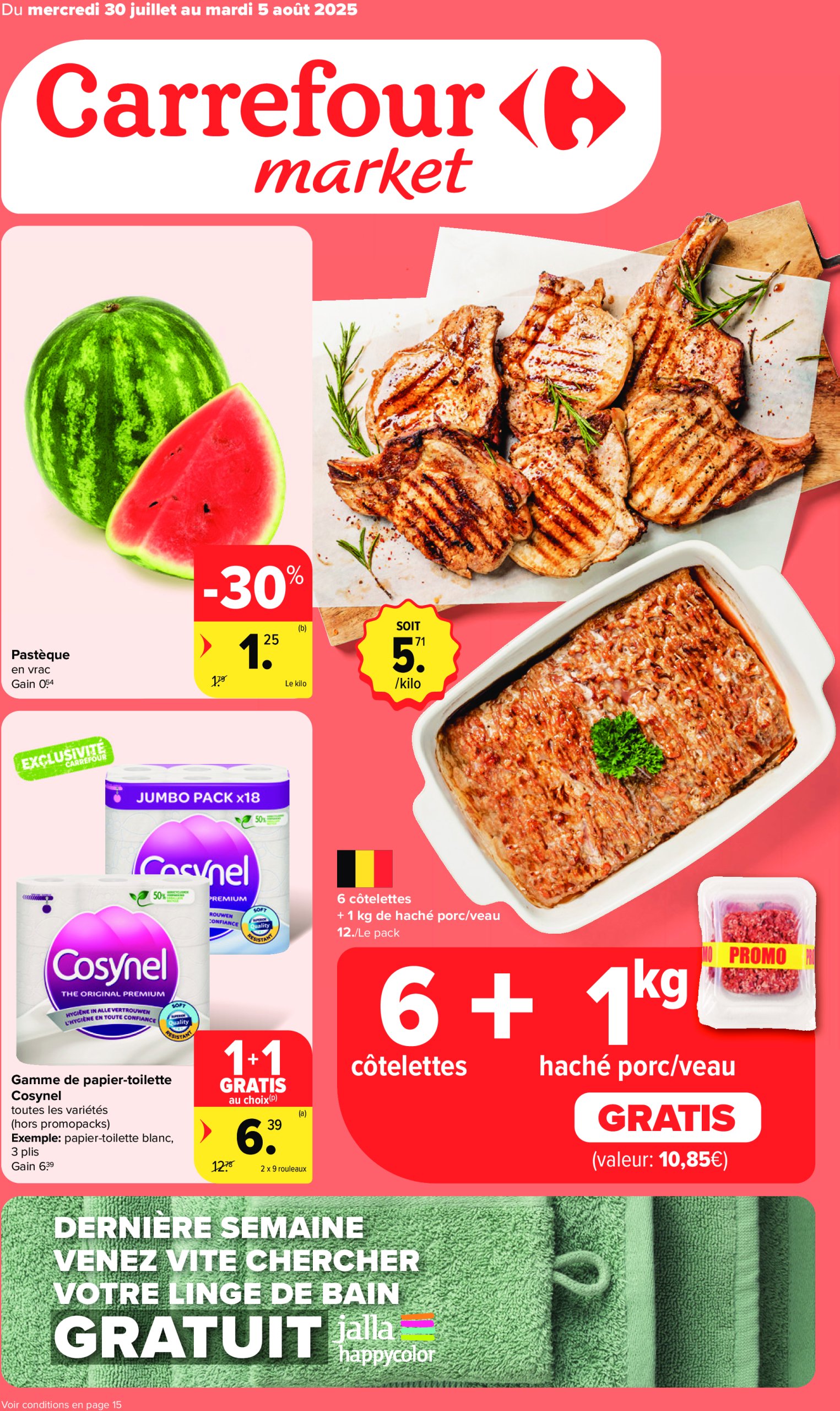 carrefour-market - Carrefour Market folder geldig vanaf 30/07 - 05/08