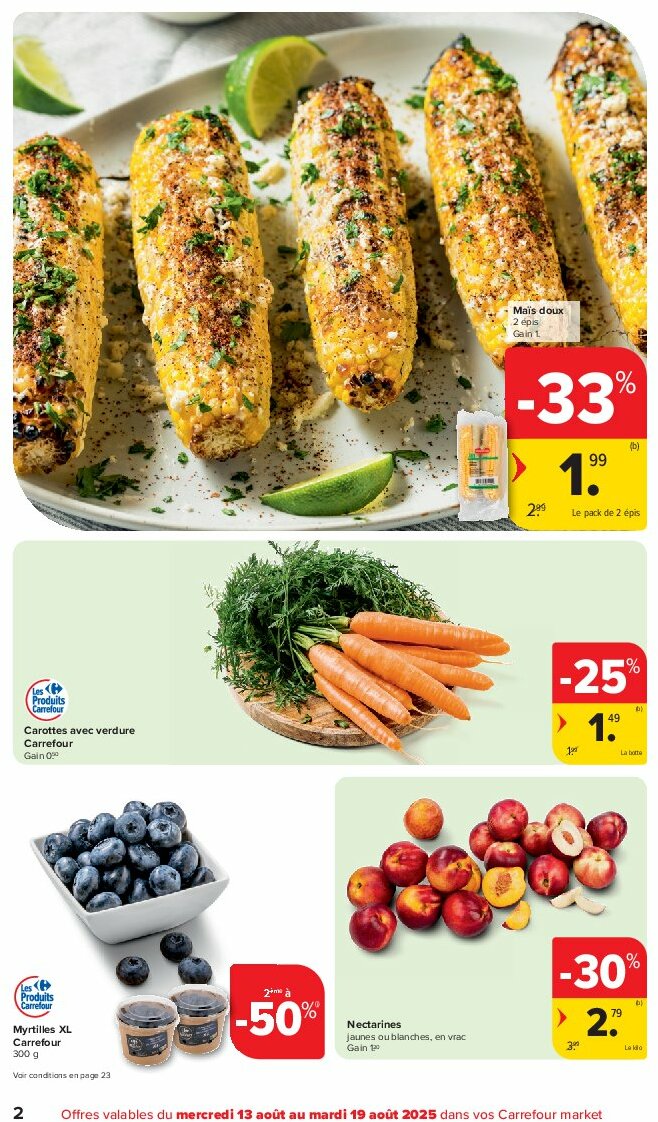 carrefour-market - Carrefour Market folder geldig vanaf 13/08 - 26/08 - page: 2