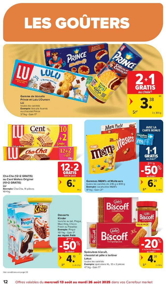 carrefour-market - Carrefour Market folder geldig vanaf 13/08 - 26/08 - page: 12