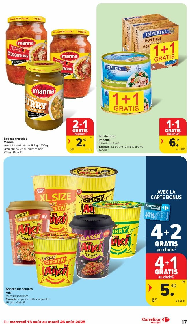 carrefour-market - Carrefour Market folder geldig vanaf 13/08 - 26/08 - page: 17