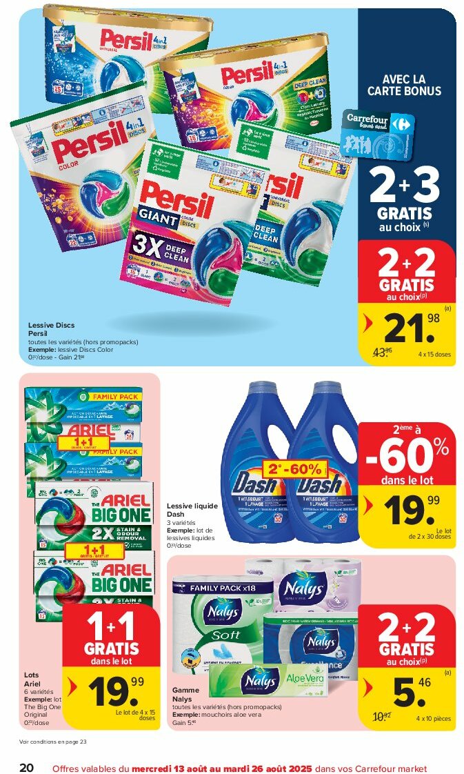 carrefour-market - Carrefour Market folder geldig vanaf 13/08 - 26/08 - page: 20