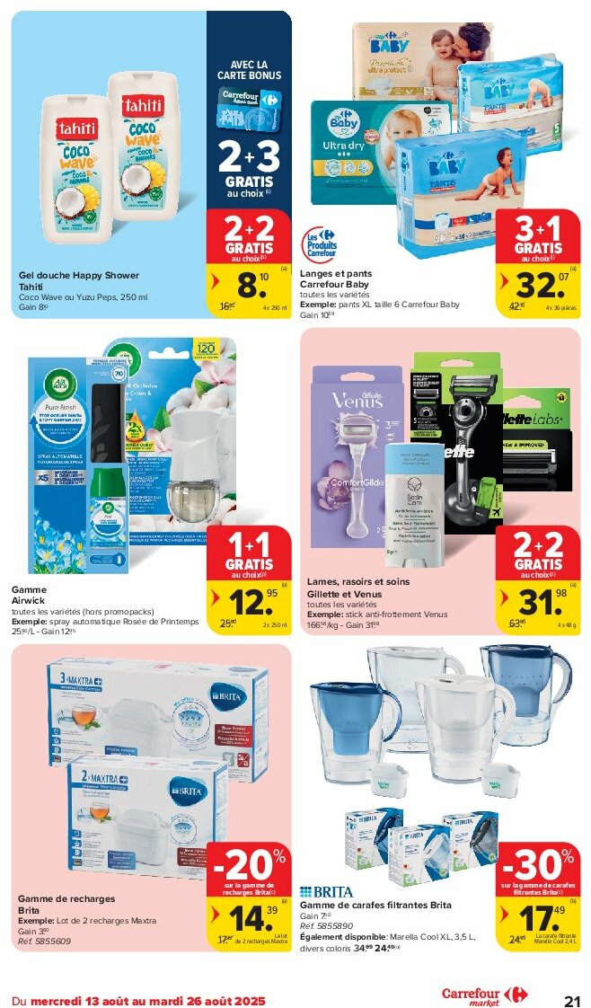 carrefour-market - Carrefour Market folder geldig vanaf 13/08 - 26/08 - page: 21