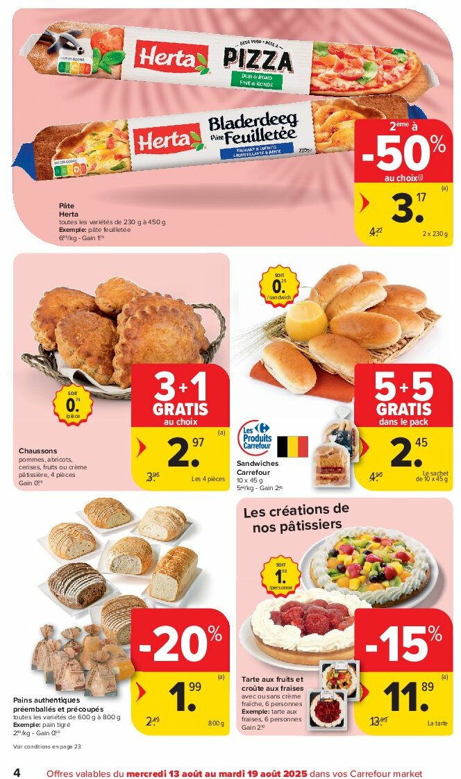 carrefour-market - Carrefour Market folder geldig vanaf 13/08 - 26/08 - page: 4