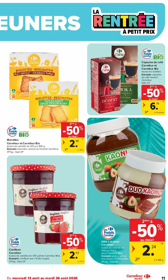 carrefour-market - Carrefour Market folder geldig vanaf 13/08 - 26/08 - page: 11