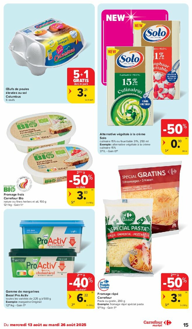 carrefour-market - Carrefour Market folder geldig vanaf 13/08 - 26/08 - page: 15