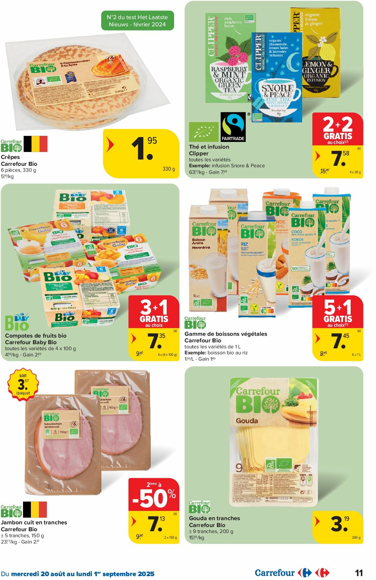 carrefour-market - Carrefour Market - Act for food folder geldig vanaf 20/08 - 01/09 - page: 11