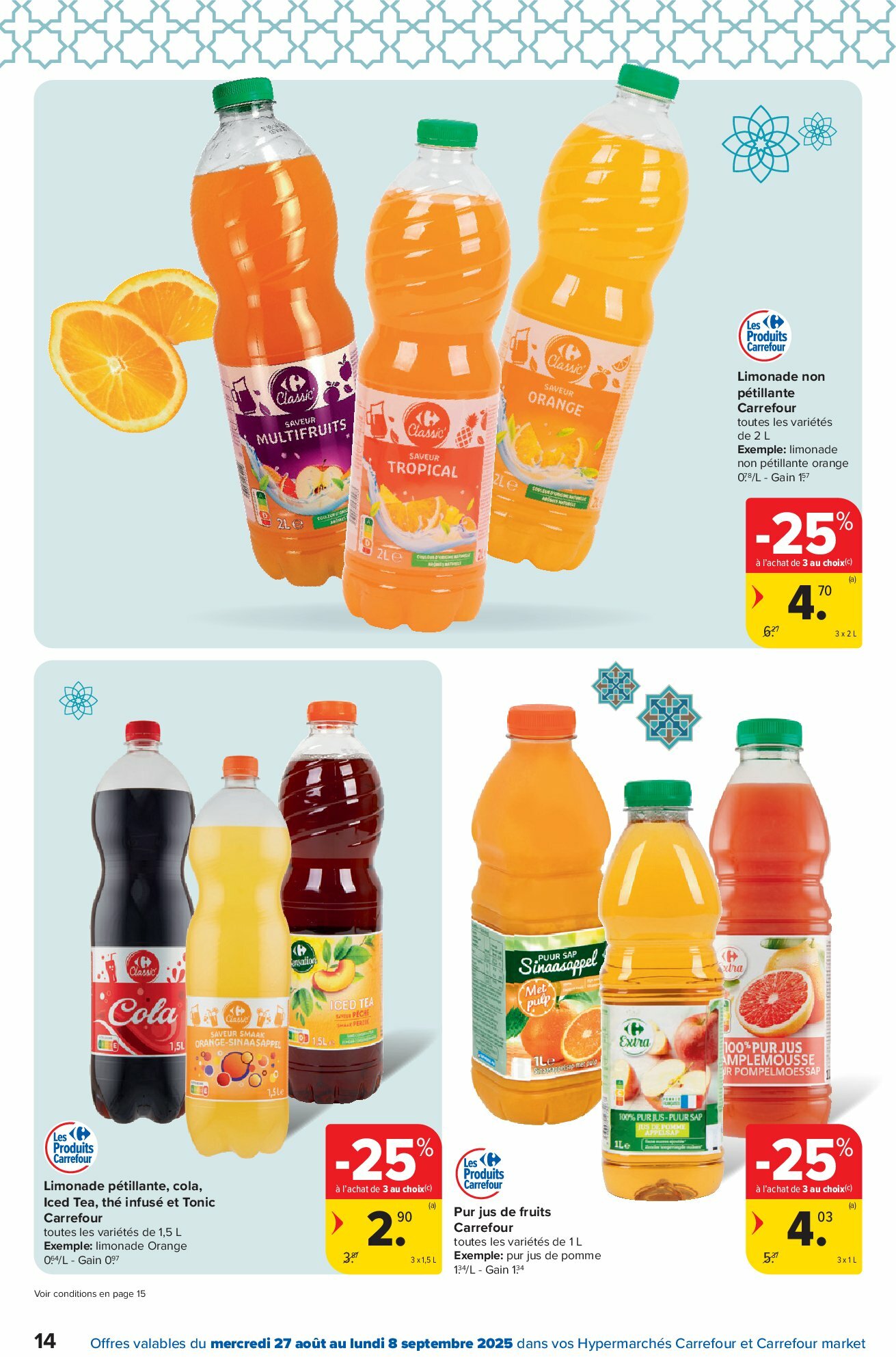 carrefour-market - Carrefour Market - Nos mílle et une saveurs folder geldig vanaf 27/08 - 08/09 - page: 14