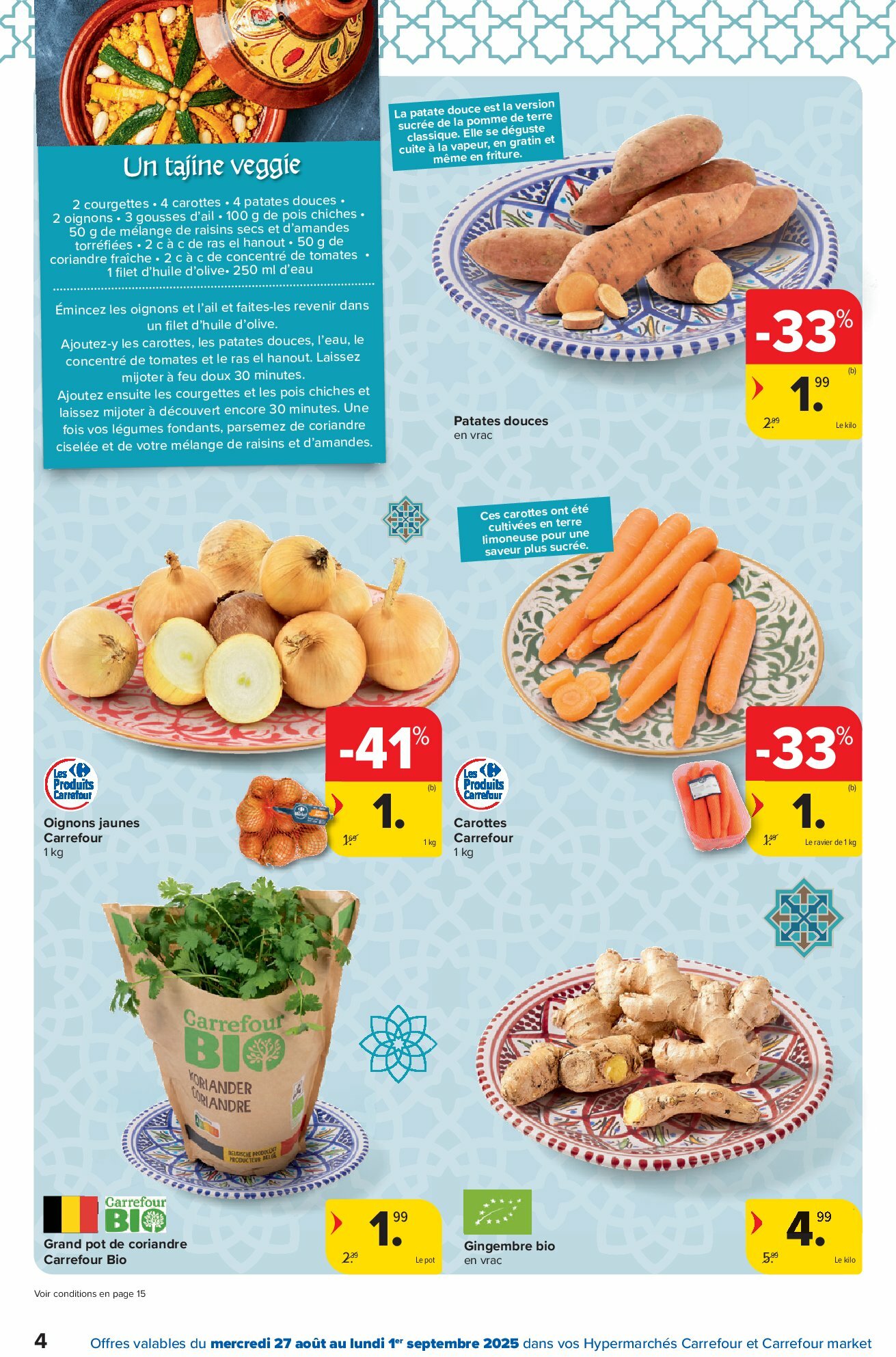 carrefour-market - Carrefour Market - Nos mílle et une saveurs folder geldig vanaf 27/08 - 08/09 - page: 4