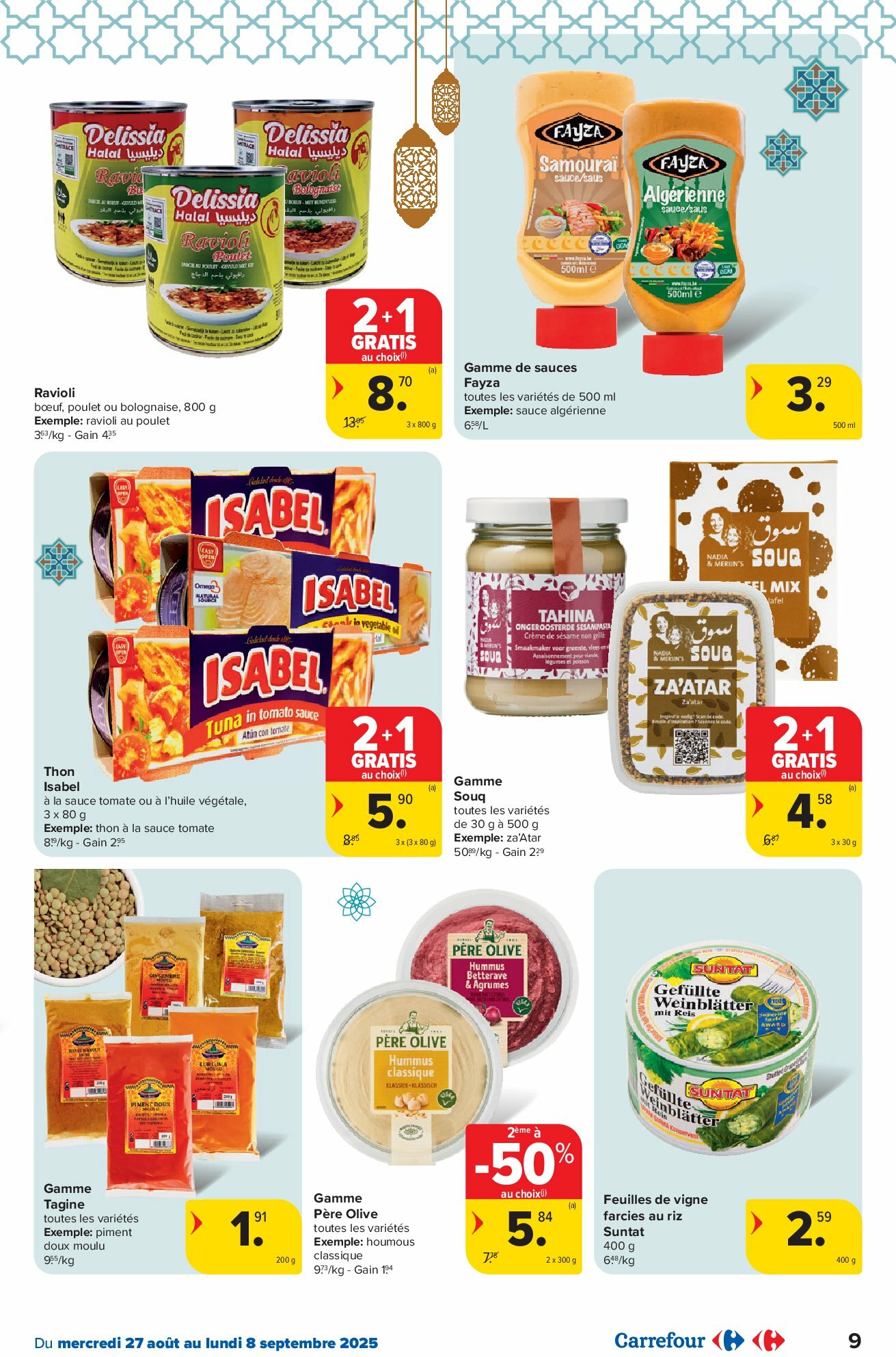 carrefour-market - Carrefour Market - Nos mílle et une saveurs folder geldig vanaf 27/08 - 08/09 - page: 9