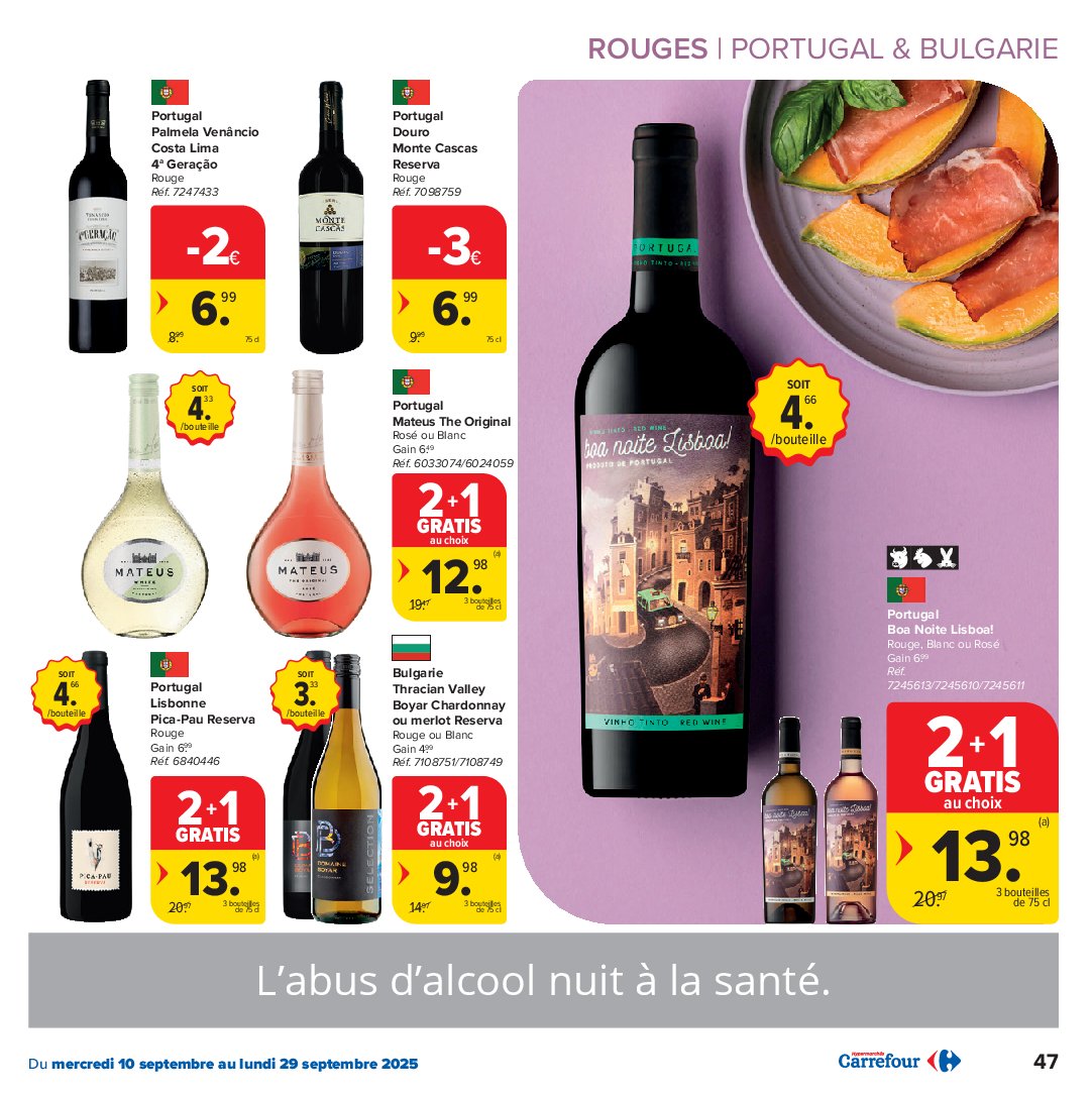 carrefour-market - Carrefour Market - Foire aux Vins folder geldig vanaf 10/09 - 29/09 - page: 47 carrefour-market - Carrefour Market - Foire aux Vins folder geldig vanaf 10/09 - 29/09 - page: 47