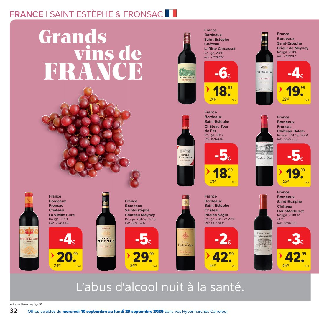 carrefour-market - Carrefour Market - Foire aux Vins folder geldig vanaf 10/09 - 29/09 - page: 32 carrefour-market - Carrefour Market - Foire aux Vins folder geldig vanaf 10/09 - 29/09 - page: 32