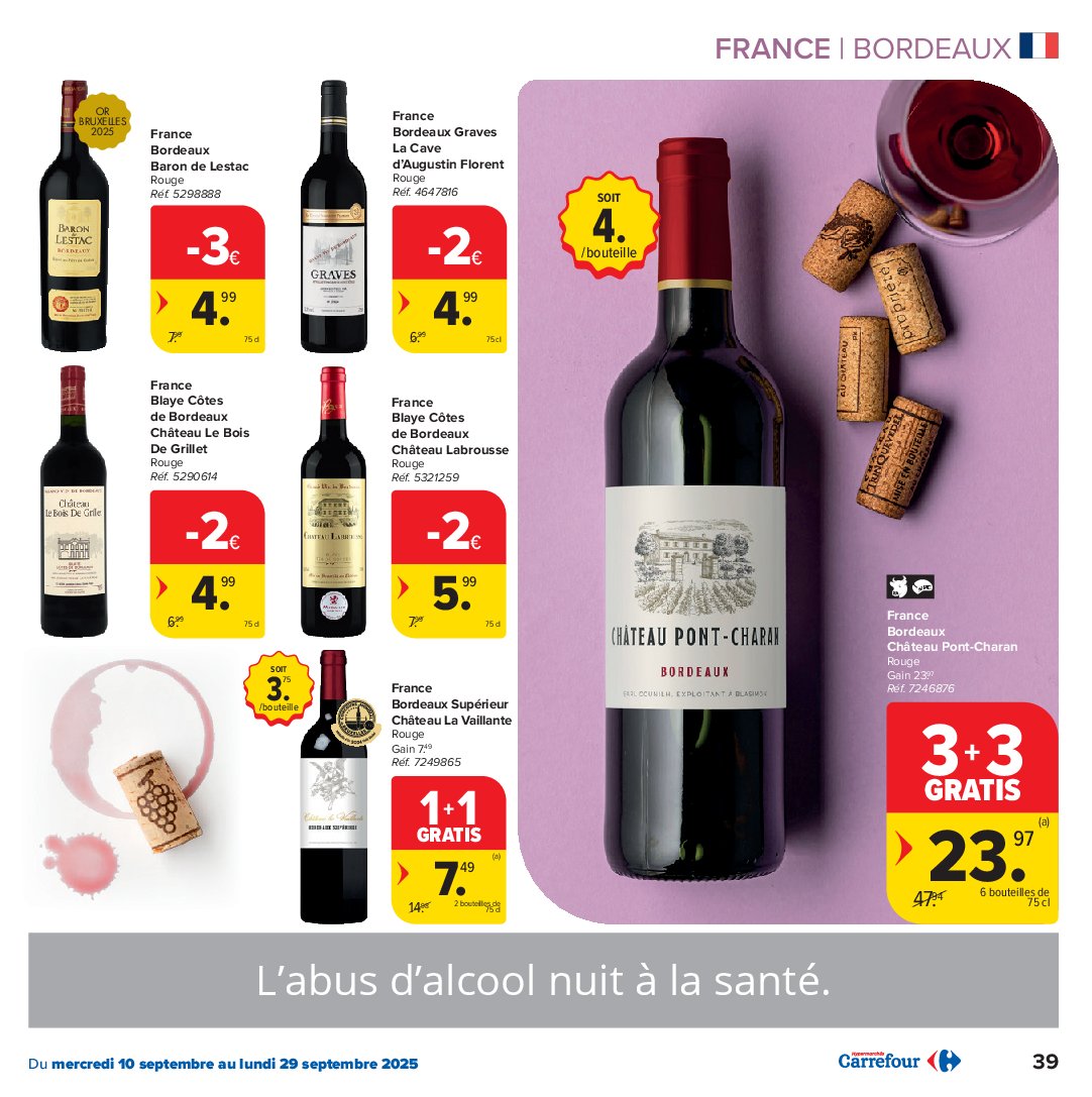 carrefour-market - Carrefour Market - Foire aux Vins folder geldig vanaf 10/09 - 29/09 - page: 39 carrefour-market - Carrefour Market - Foire aux Vins folder geldig vanaf 10/09 - 29/09 - page: 39