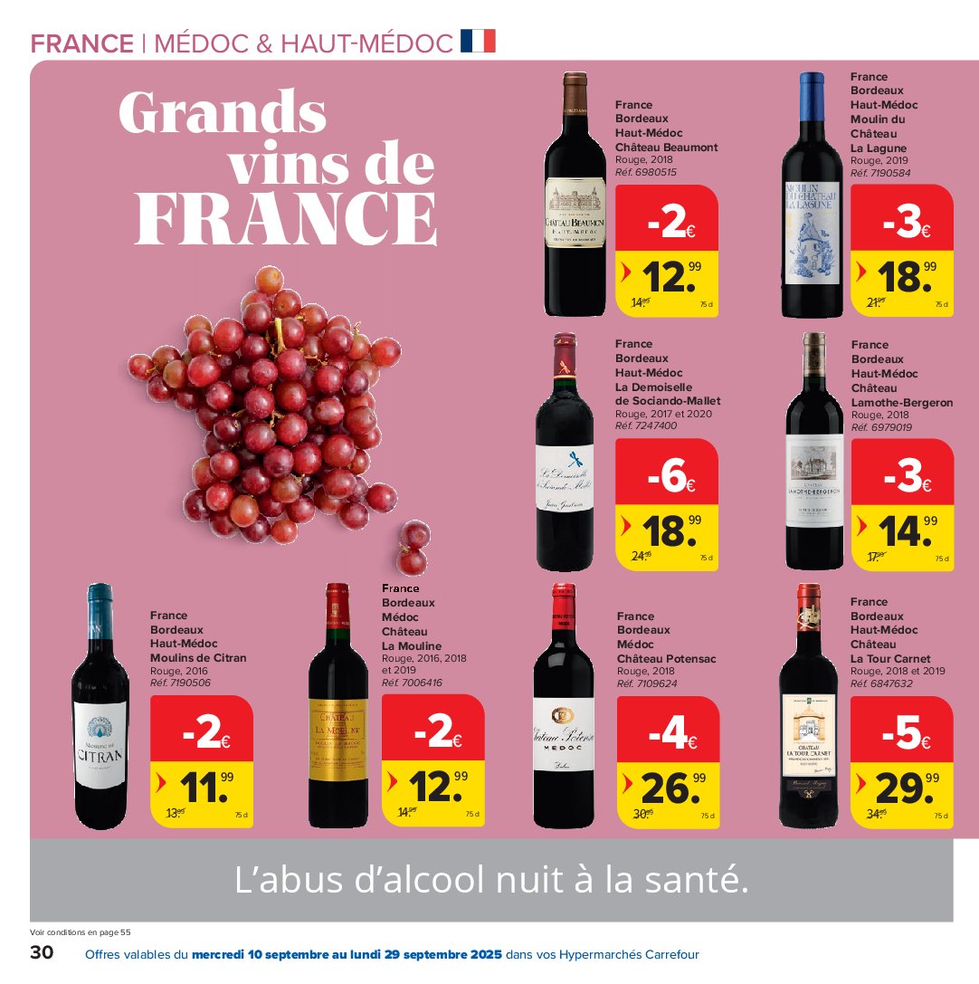 carrefour-market - Carrefour Market - Foire aux Vins folder geldig vanaf 10/09 - 29/09 - page: 30 carrefour-market - Carrefour Market - Foire aux Vins folder geldig vanaf 10/09 - 29/09 - page: 30