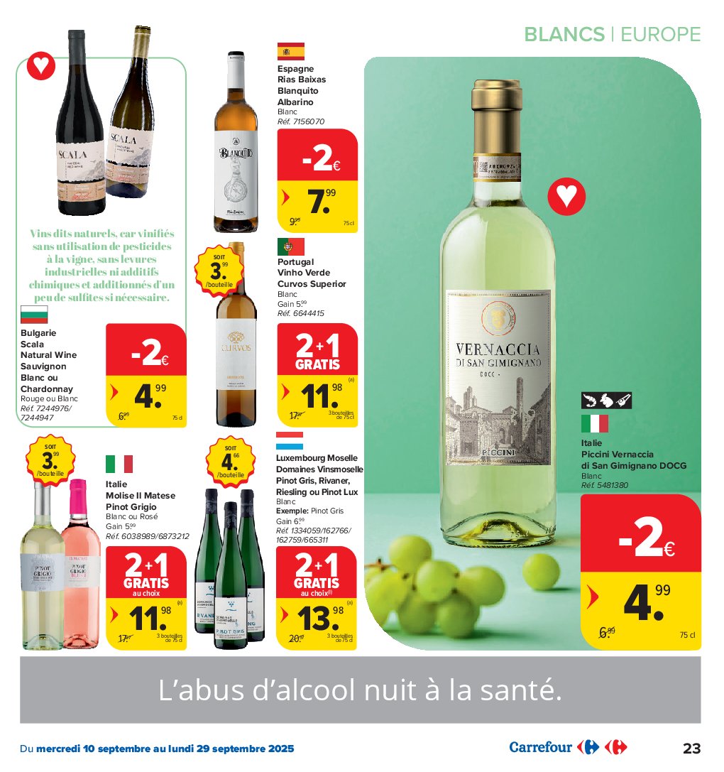 carrefour-market - Carrefour Market - Foire aux Vins folder geldig vanaf 10/09 - 29/09 - page: 23 carrefour-market - Carrefour Market - Foire aux Vins folder geldig vanaf 10/09 - 29/09 - page: 23