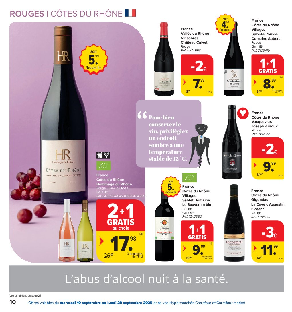 carrefour-market - Carrefour Market - Foire aux Vins folder geldig vanaf 10/09 - 29/09 - page: 10 carrefour-market - Carrefour Market - Foire aux Vins folder geldig vanaf 10/09 - 29/09 - page: 10