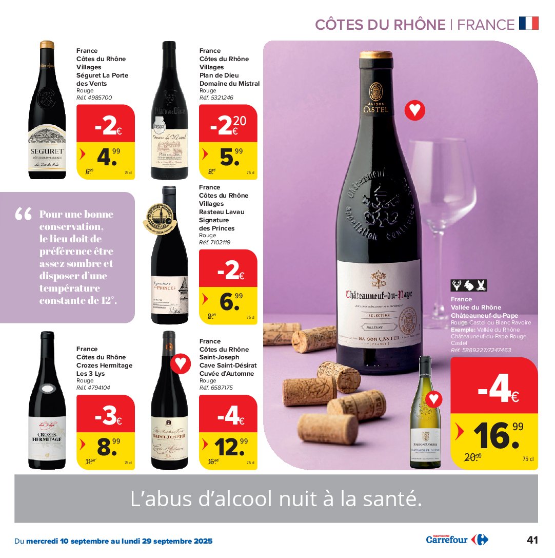 carrefour-market - Carrefour Market - Foire aux Vins folder geldig vanaf 10/09 - 29/09 - page: 41 carrefour-market - Carrefour Market - Foire aux Vins folder geldig vanaf 10/09 - 29/09 - page: 41