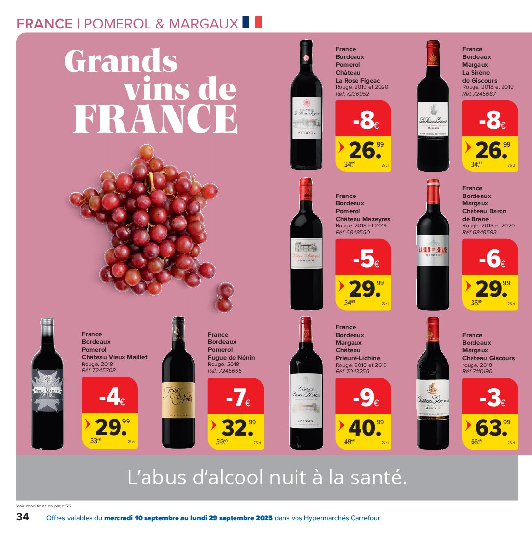 carrefour-market - Carrefour Market - Foire aux Vins folder geldig vanaf 10/09 - 29/09 - page: 34 carrefour-market - Carrefour Market - Foire aux Vins folder geldig vanaf 10/09 - 29/09 - page: 34