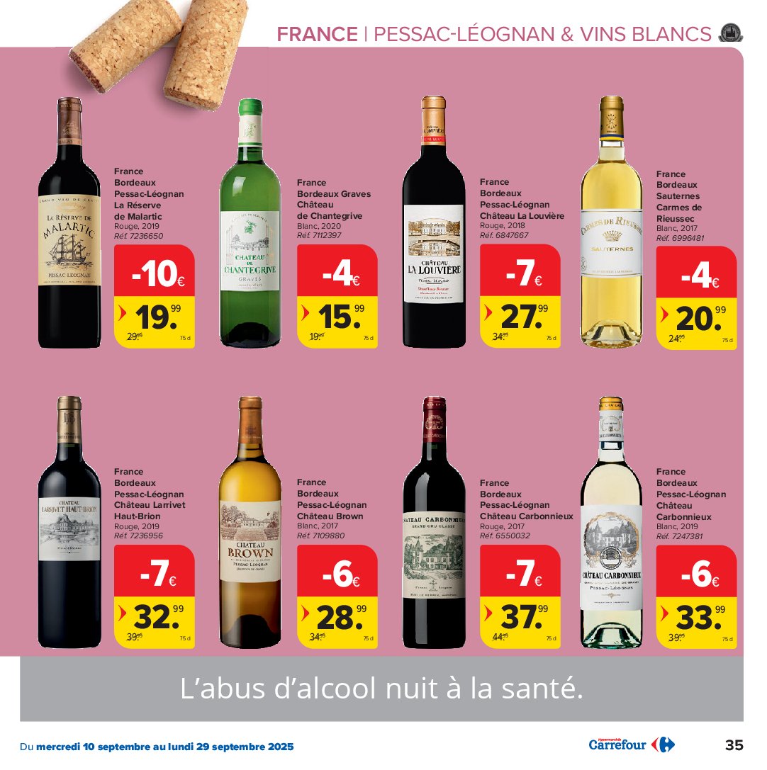 carrefour-market - Carrefour Market - Foire aux Vins folder geldig vanaf 10/09 - 29/09 - page: 35 carrefour-market - Carrefour Market - Foire aux Vins folder geldig vanaf 10/09 - 29/09 - page: 35