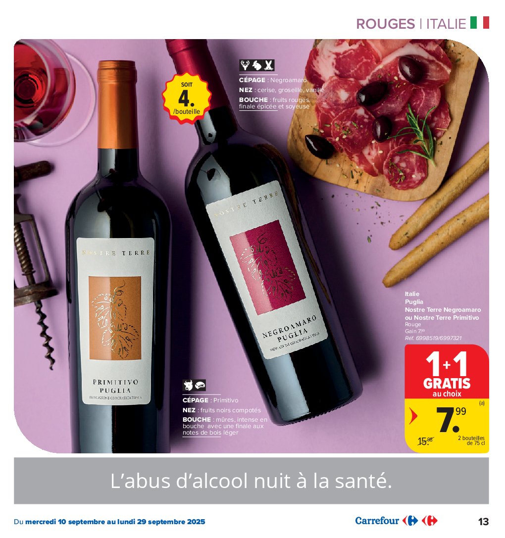 carrefour-market - Carrefour Market - Foire aux Vins folder geldig vanaf 10/09 - 29/09 - page: 13 carrefour-market - Carrefour Market - Foire aux Vins folder geldig vanaf 10/09 - 29/09 - page: 13
