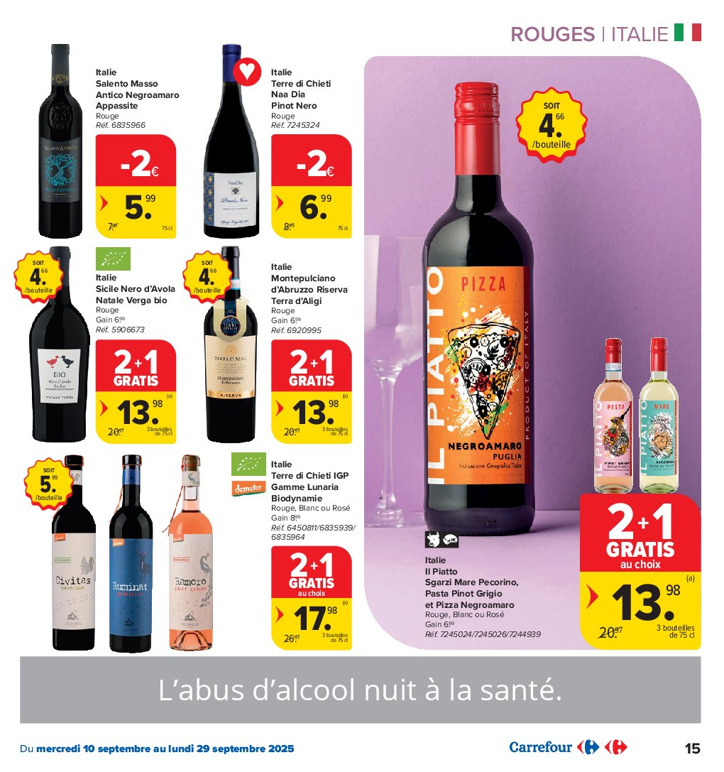 carrefour-market - Carrefour Market - Foire aux Vins folder geldig vanaf 10/09 - 29/09 - page: 15 carrefour-market - Carrefour Market - Foire aux Vins folder geldig vanaf 10/09 - 29/09 - page: 15