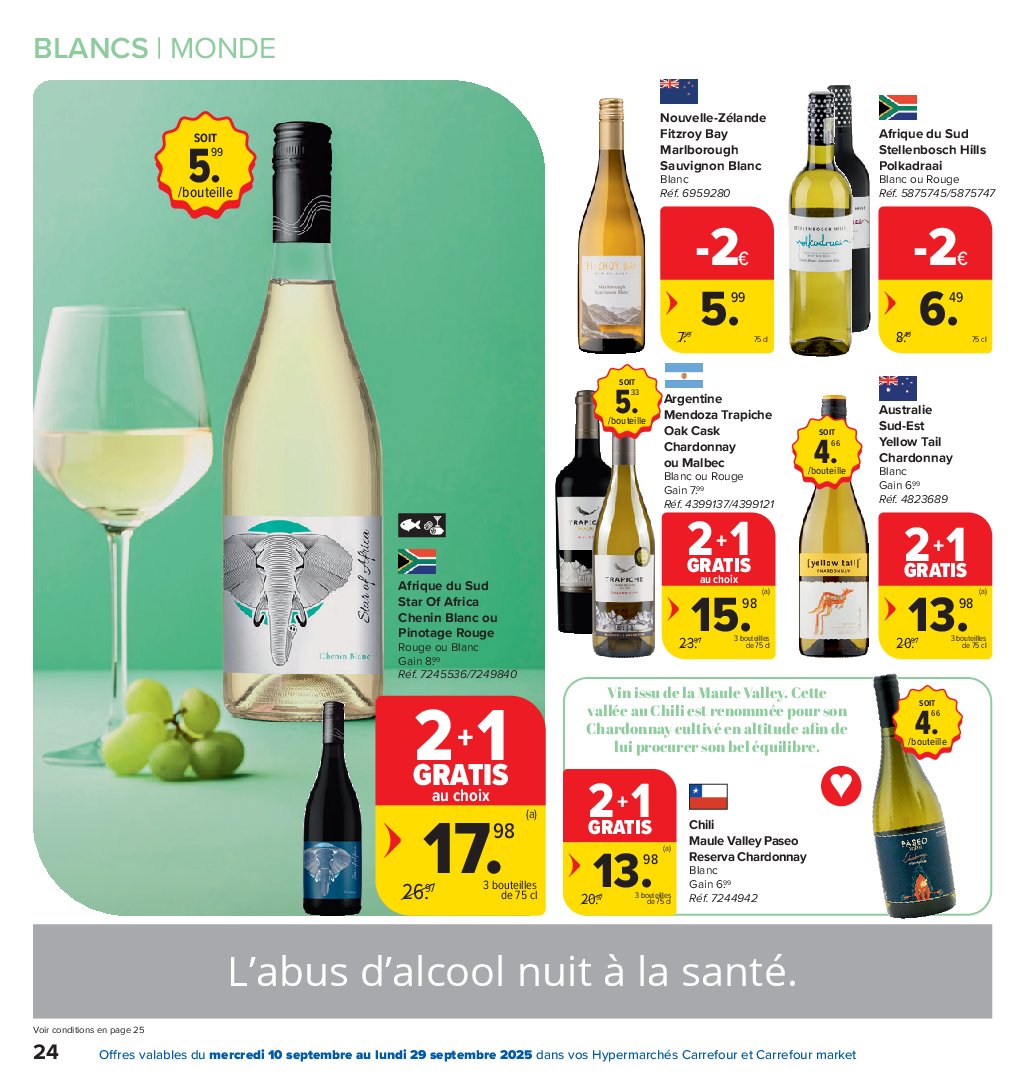 carrefour-market - Carrefour Market - Foire aux Vins folder geldig vanaf 10/09 - 29/09 - page: 24 carrefour-market - Carrefour Market - Foire aux Vins folder geldig vanaf 10/09 - 29/09 - page: 24