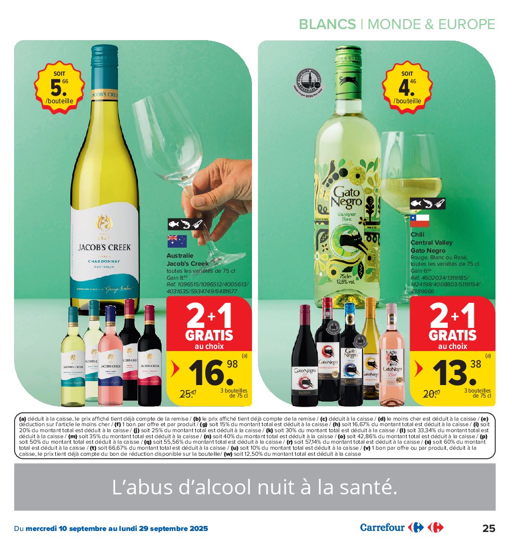 carrefour-market - Carrefour Market - Foire aux Vins folder geldig vanaf 10/09 - 29/09 - page: 25 carrefour-market - Carrefour Market - Foire aux Vins folder geldig vanaf 10/09 - 29/09 - page: 25