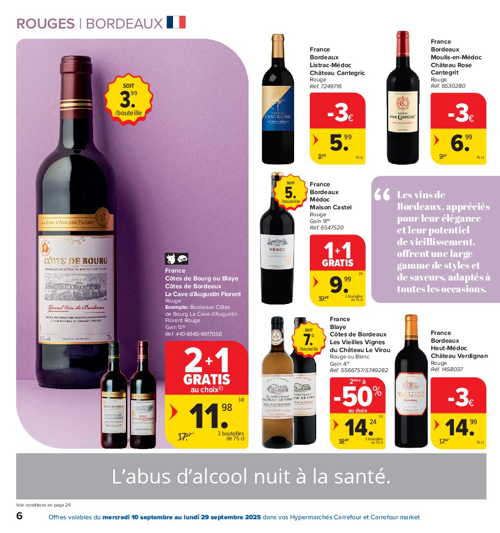 carrefour-market - Carrefour Market - Foire aux Vins folder geldig vanaf 10/09 - 29/09 - page: 6 carrefour-market - Carrefour Market - Foire aux Vins folder geldig vanaf 10/09 - 29/09 - page: 6