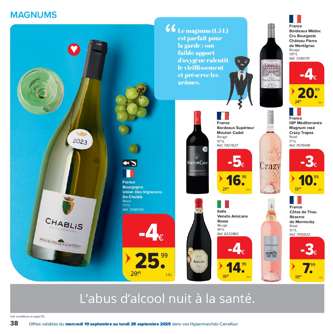 carrefour-market - Carrefour Market - Foire aux Vins folder geldig vanaf 10/09 - 29/09 - page: 38 carrefour-market - Carrefour Market - Foire aux Vins folder geldig vanaf 10/09 - 29/09 - page: 38