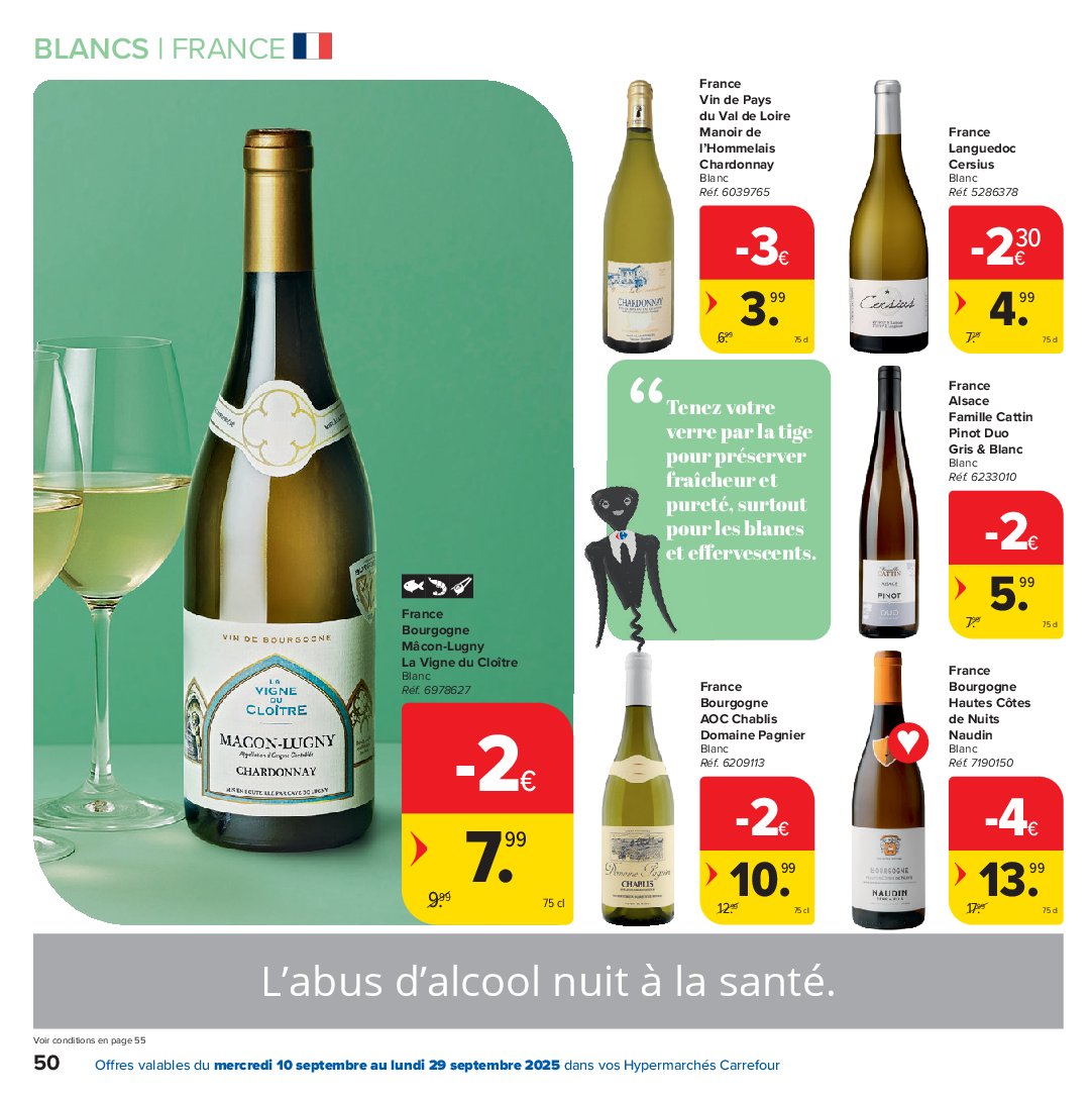 carrefour-market - Carrefour Market - Foire aux Vins folder geldig vanaf 10/09 - 29/09 - page: 50 carrefour-market - Carrefour Market - Foire aux Vins folder geldig vanaf 10/09 - 29/09 - page: 50