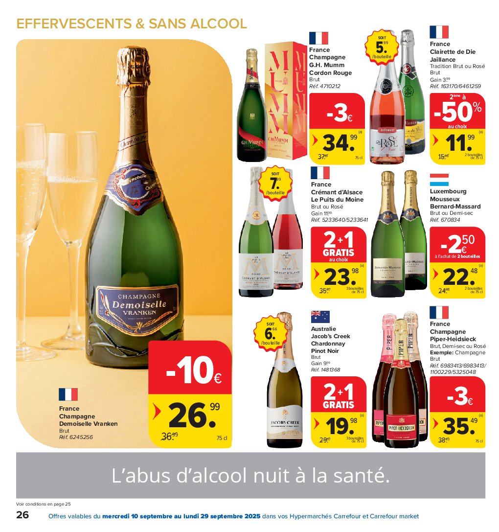 carrefour-market - Carrefour Market - Foire aux Vins folder geldig vanaf 10/09 - 29/09 - page: 26 carrefour-market - Carrefour Market - Foire aux Vins folder geldig vanaf 10/09 - 29/09 - page: 26