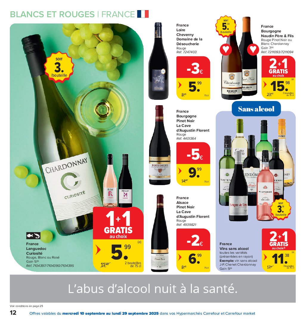 carrefour-market - Carrefour Market - Foire aux Vins folder geldig vanaf 10/09 - 29/09 - page: 12 carrefour-market - Carrefour Market - Foire aux Vins folder geldig vanaf 10/09 - 29/09 - page: 12