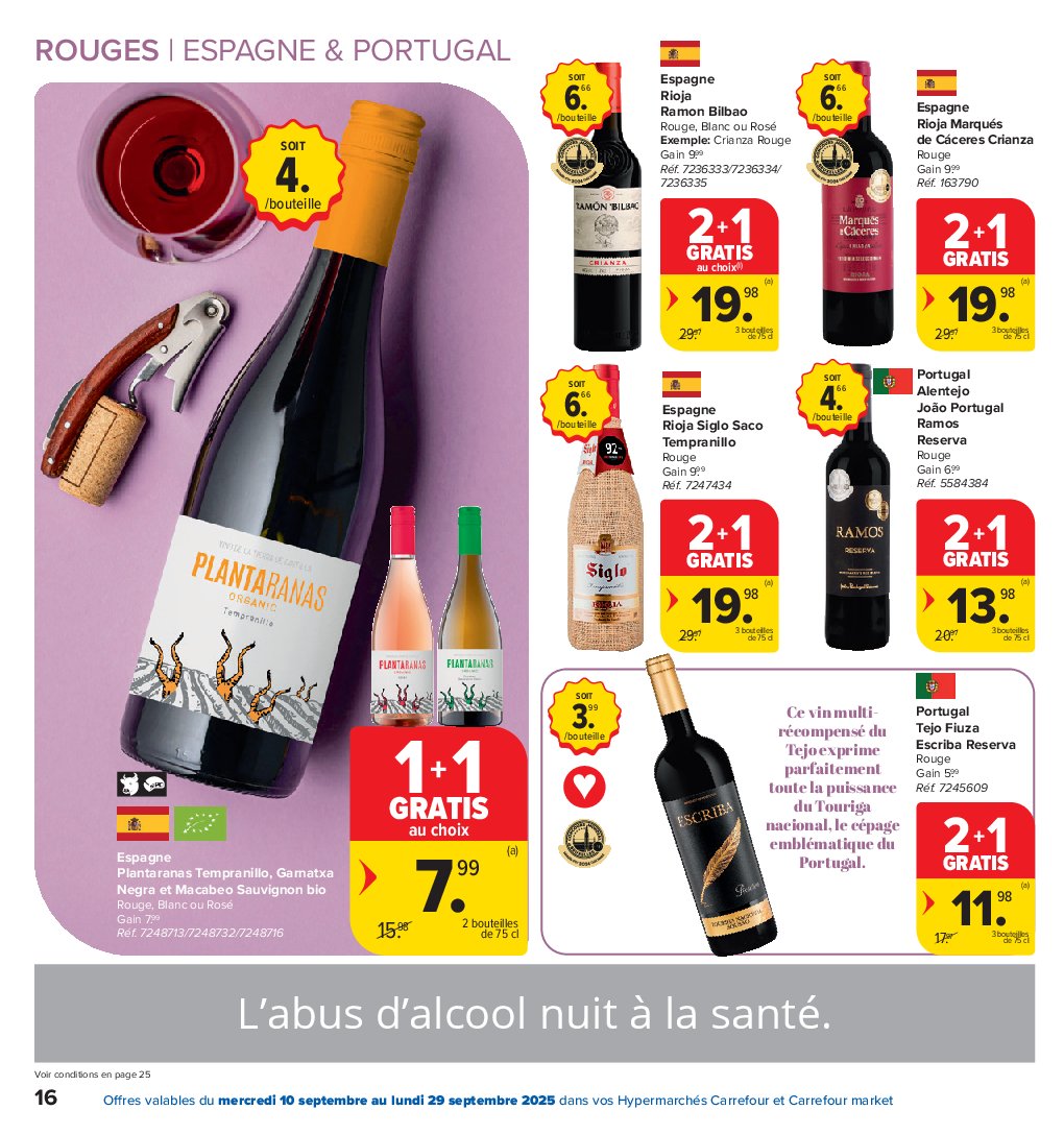carrefour-market - Carrefour Market - Foire aux Vins folder geldig vanaf 10/09 - 29/09 - page: 16 carrefour-market - Carrefour Market - Foire aux Vins folder geldig vanaf 10/09 - 29/09 - page: 16