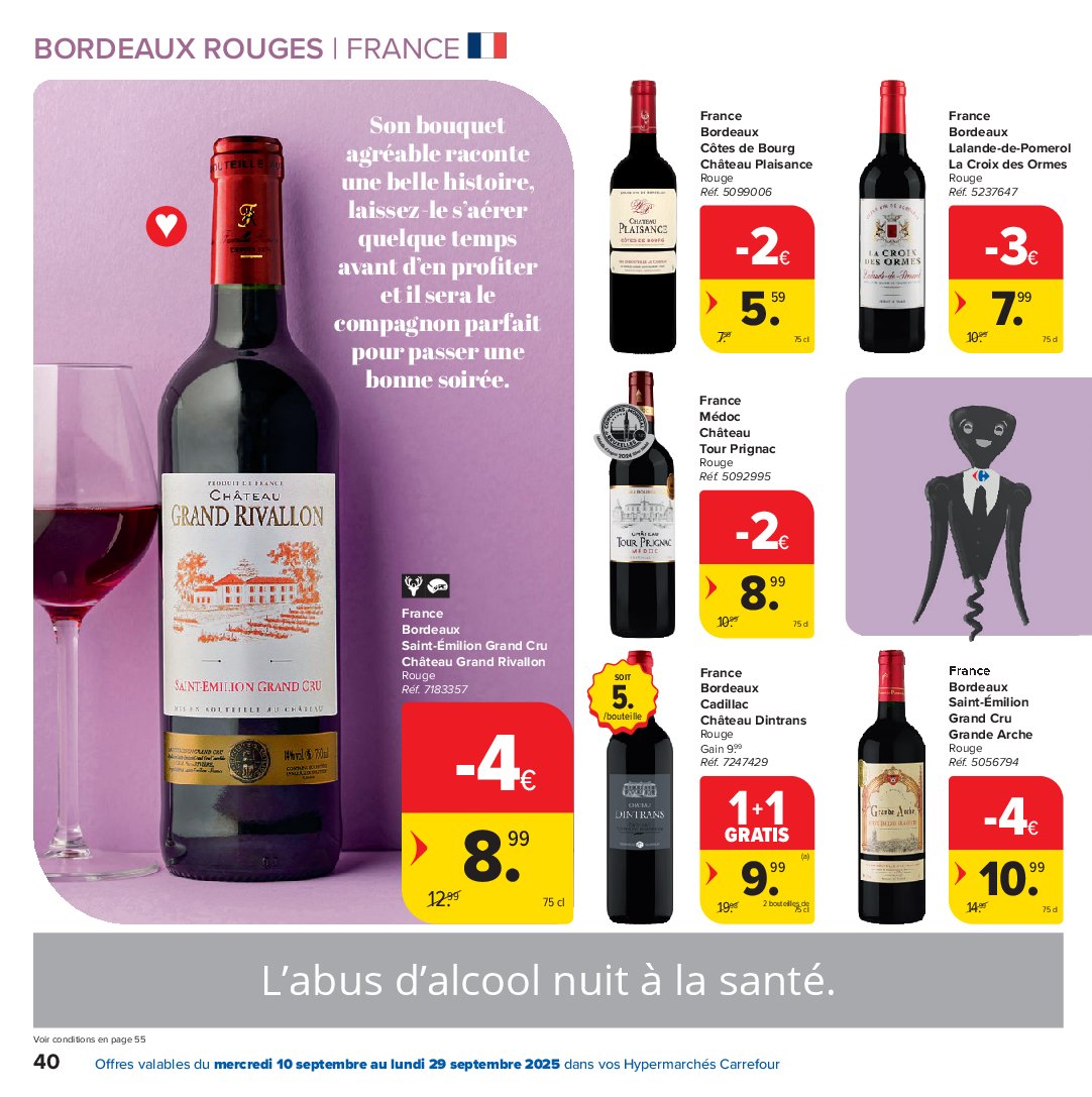carrefour-market - Carrefour Market - Foire aux Vins folder geldig vanaf 10/09 - 29/09 - page: 40 carrefour-market - Carrefour Market - Foire aux Vins folder geldig vanaf 10/09 - 29/09 - page: 40