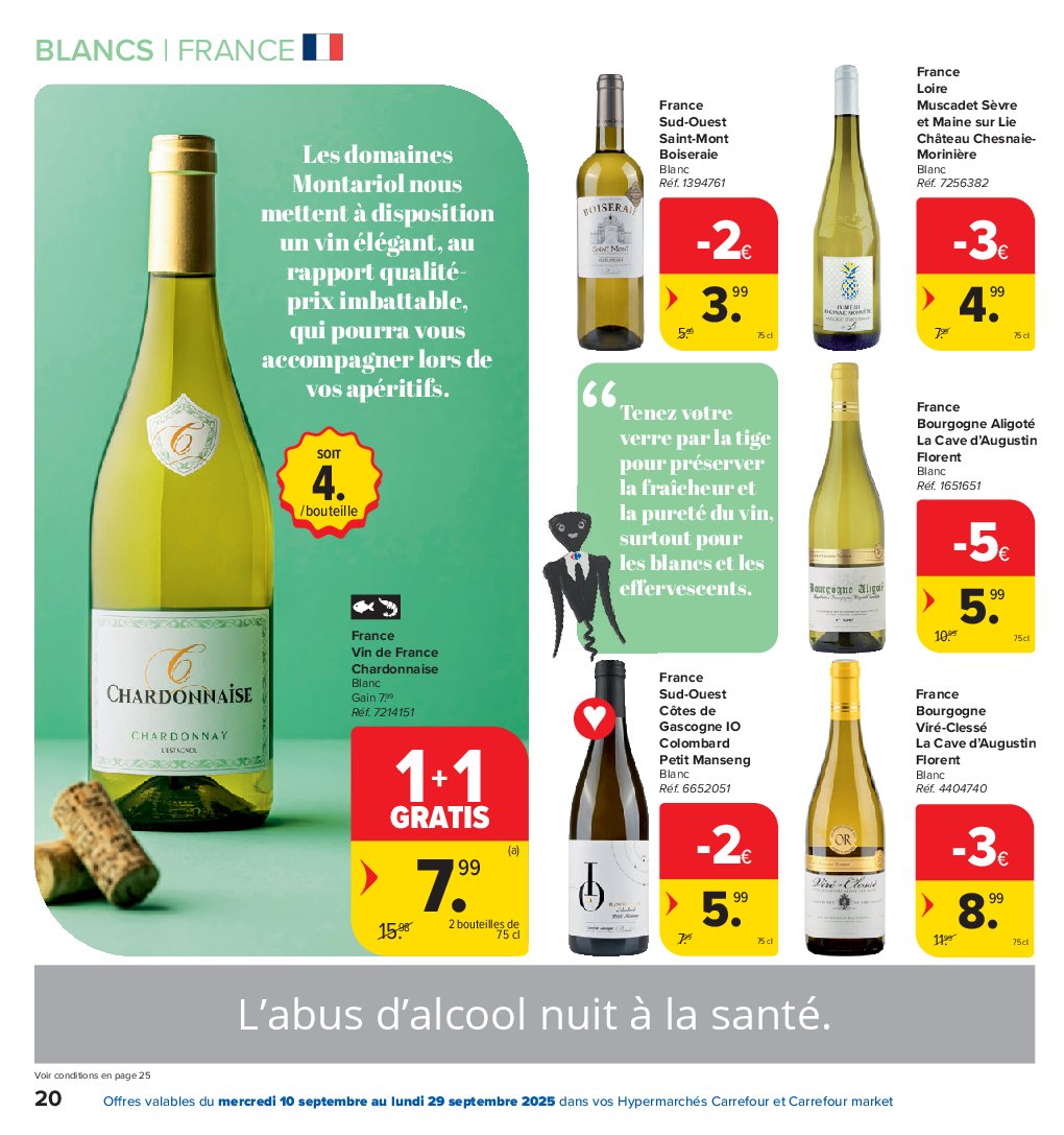 carrefour-market - Carrefour Market - Foire aux Vins folder geldig vanaf 10/09 - 29/09 - page: 20 carrefour-market - Carrefour Market - Foire aux Vins folder geldig vanaf 10/09 - 29/09 - page: 20