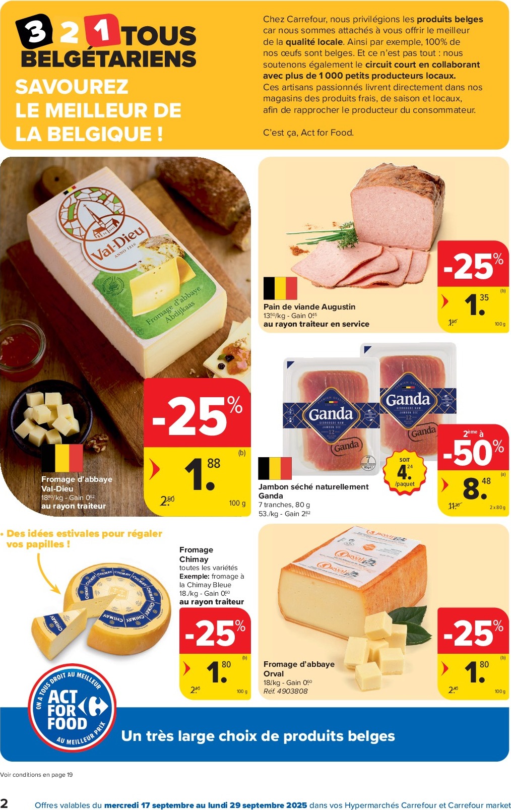 carrefour-market - Carrefour Market - Act for food folder geldig vanaf 17/09 - 29/09 - page: 2