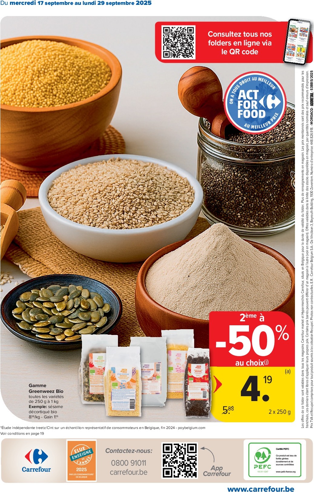 carrefour-market - Carrefour Market - Act for food folder geldig vanaf 17/09 - 29/09 - page: 20