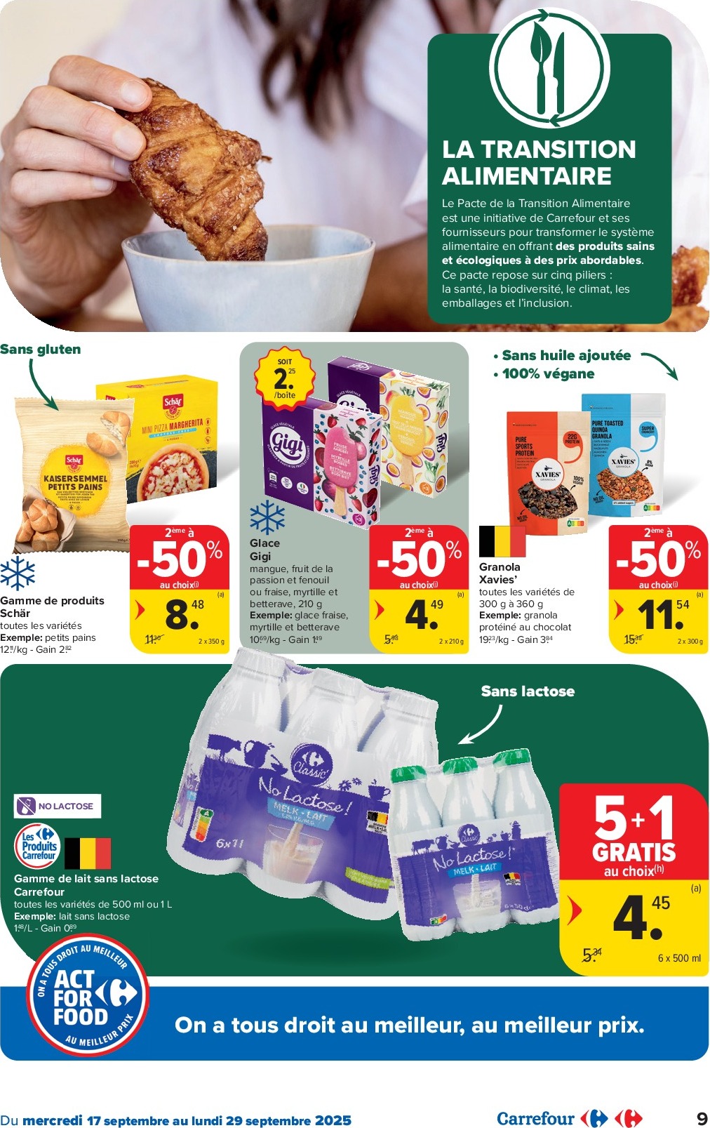 carrefour-market - Carrefour Market - Act for food folder geldig vanaf 17/09 - 29/09 - page: 9