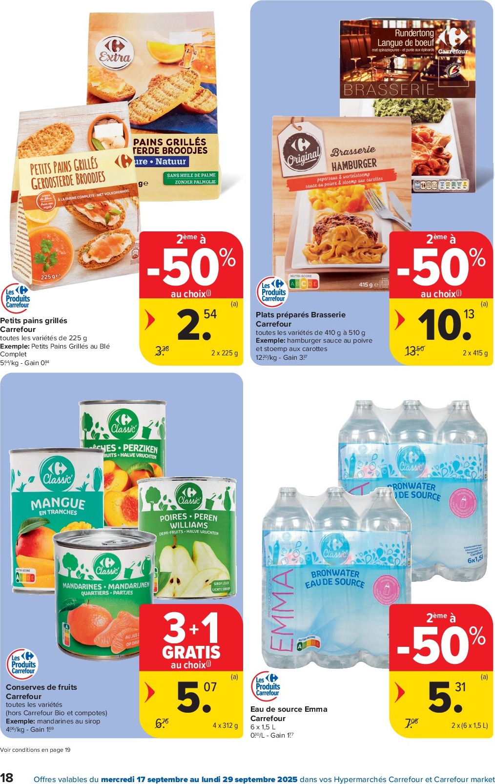 carrefour-market - Carrefour Market - Act for food folder geldig vanaf 17/09 - 29/09 - page: 18