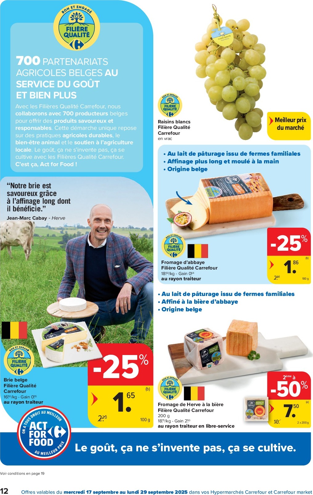 carrefour-market - Carrefour Market - Act for food folder geldig vanaf 17/09 - 29/09 - page: 12