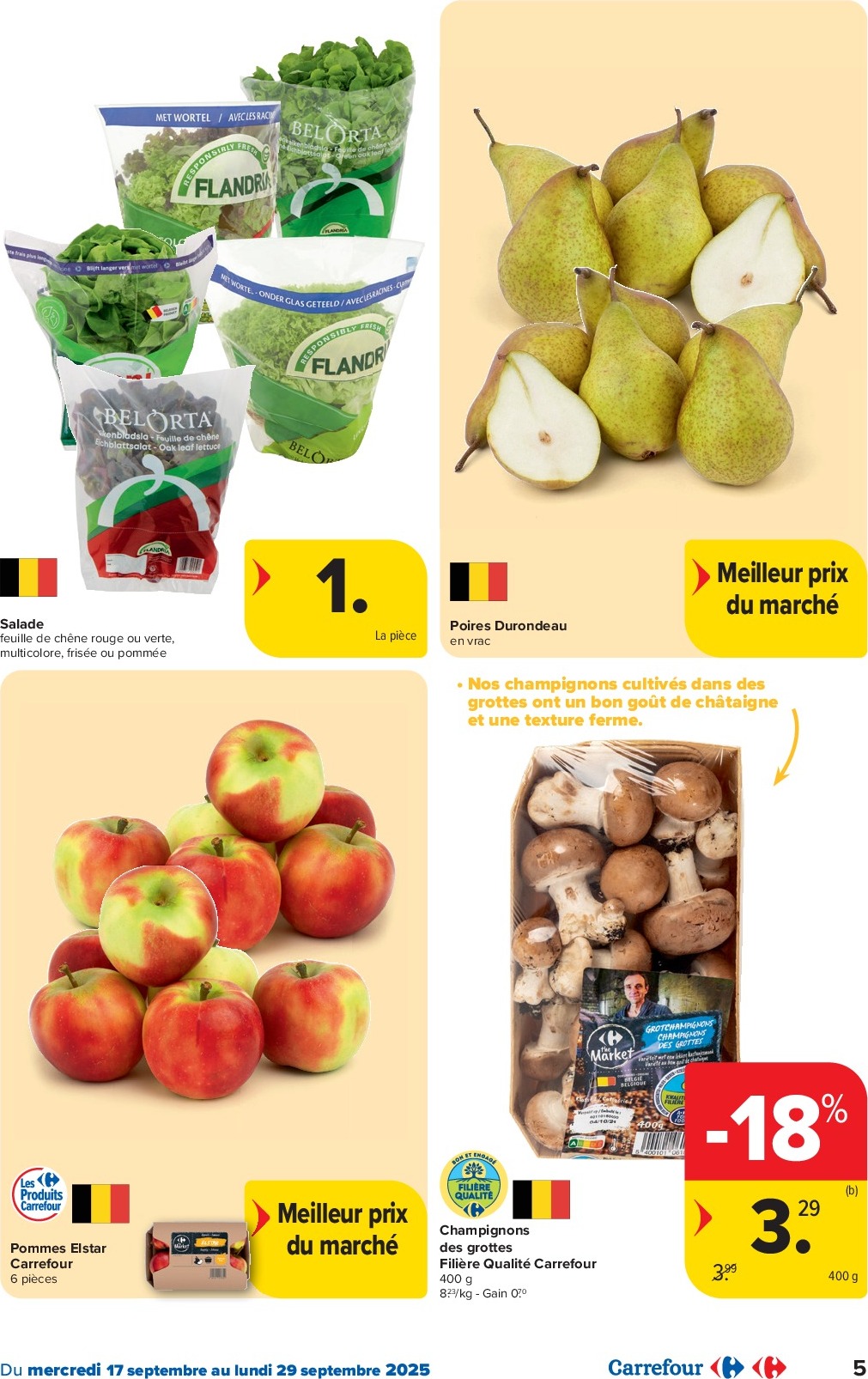 carrefour-market - Carrefour Market - Act for food folder geldig vanaf 17/09 - 29/09 - page: 5