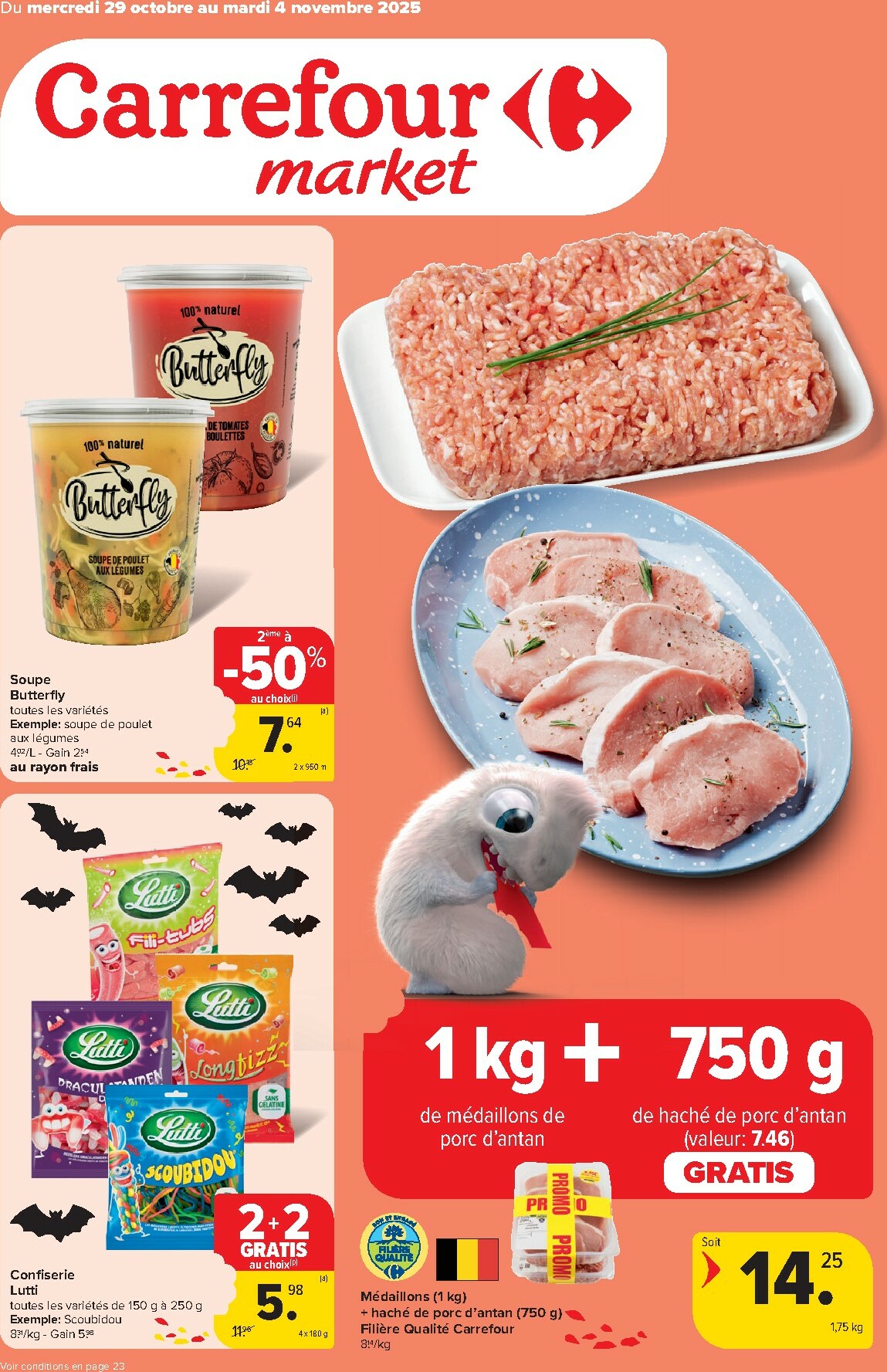 carrefour-market - De Carrefour Market folder geldig vanaf 29/10 t/m 04/11 - page: 1