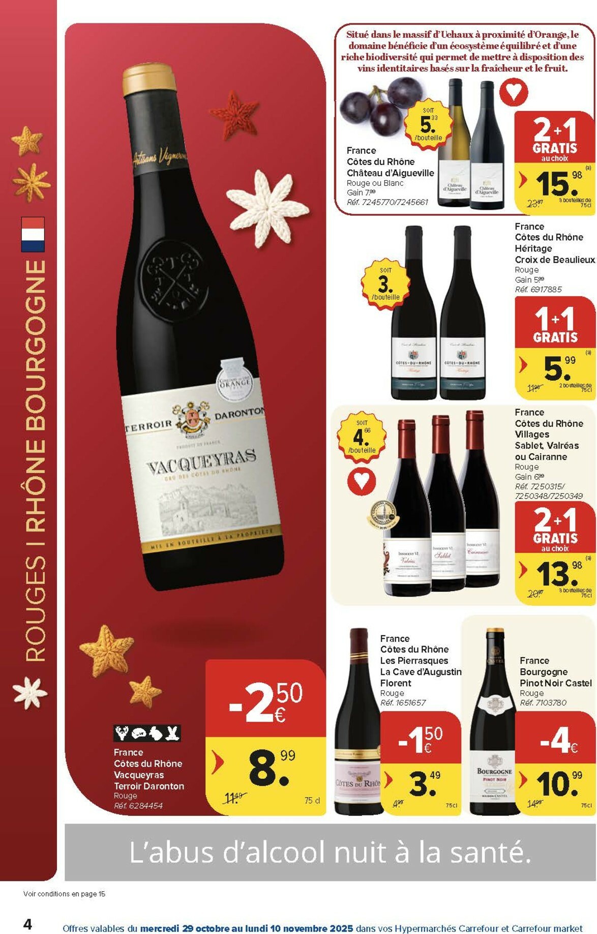 carrefour-market - De Carrefour Market - Market Foire aux vins folder geldig vanaf 29/10 t/m 10/11 - page: 4