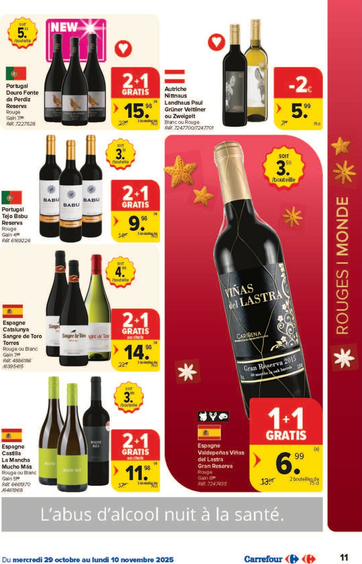 carrefour-market - De Carrefour Market - Market Foire aux vins folder geldig vanaf 29/10 t/m 10/11 - page: 11