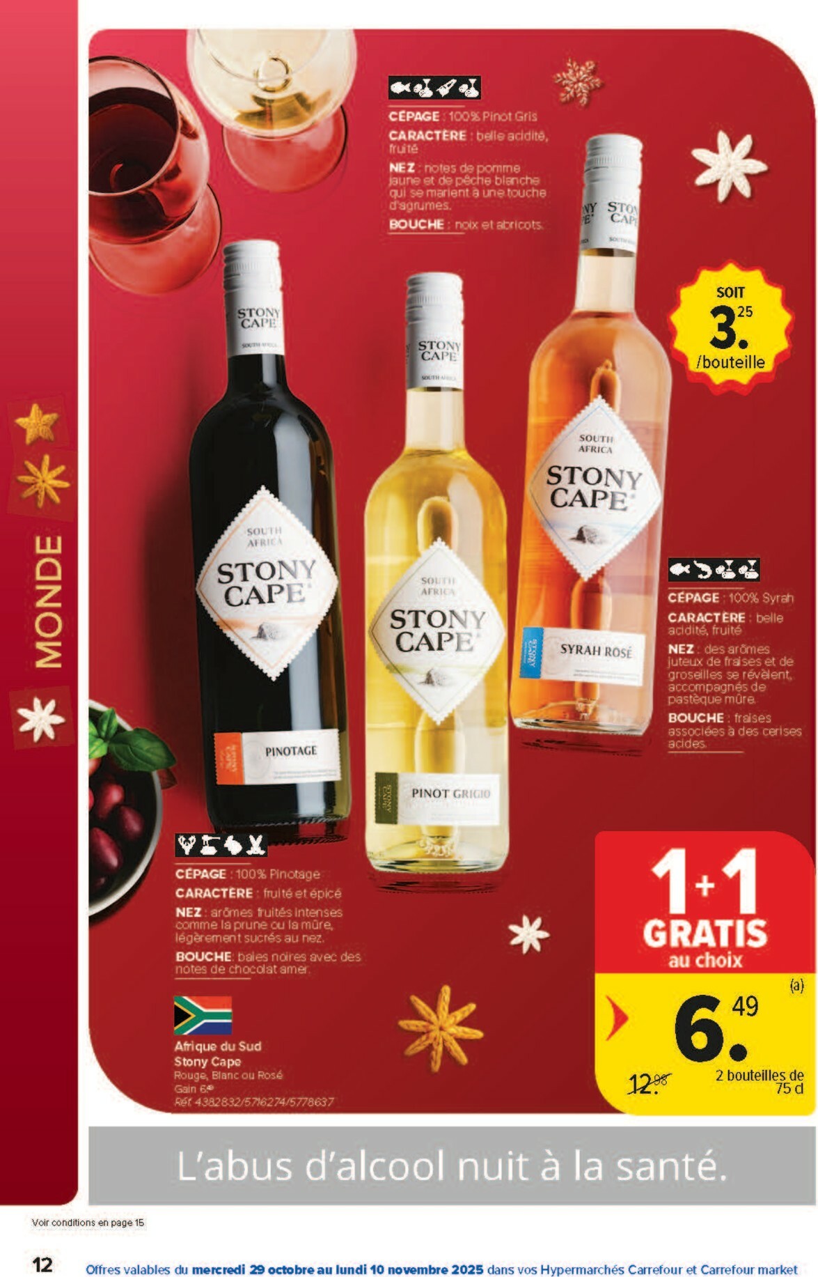 carrefour-market - De Carrefour Market - Market Foire aux vins folder geldig vanaf 29/10 t/m 10/11 - page: 12