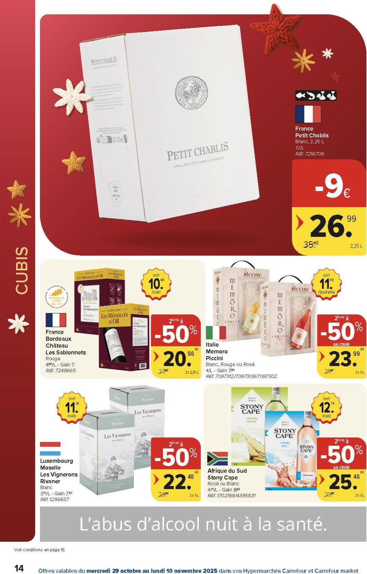 carrefour-market - De Carrefour Market - Market Foire aux vins folder geldig vanaf 29/10 t/m 10/11 - page: 14