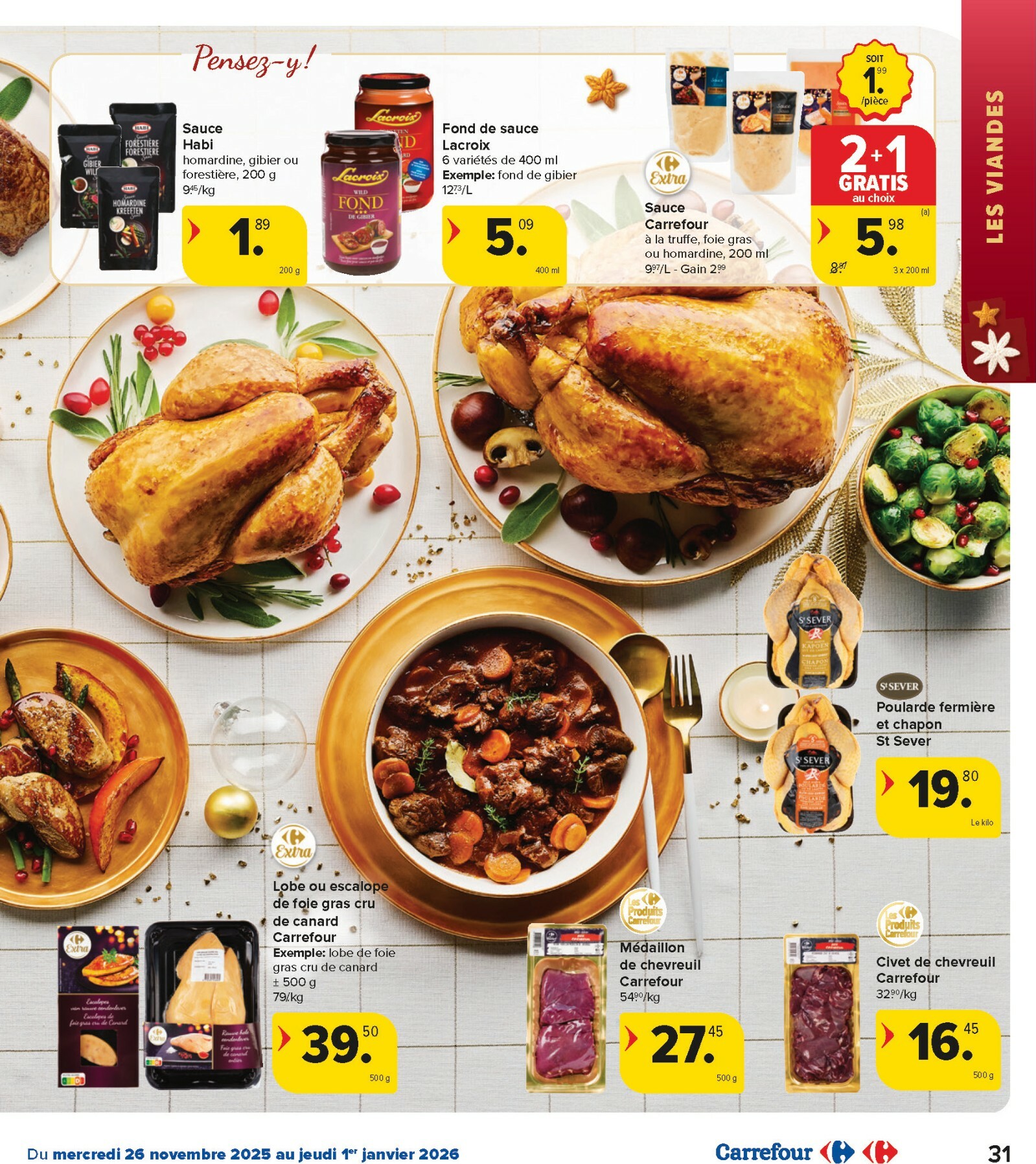 carrefour-market - De Carrefour Market folder geldig vanaf 26/11 t/m 01/01 - page: 31