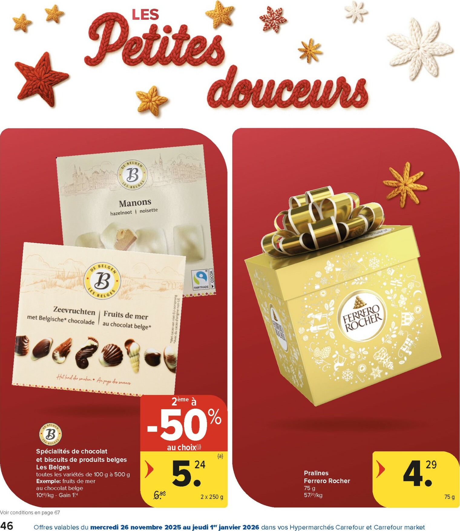 carrefour-market - De Carrefour Market folder geldig vanaf 26/11 t/m 01/01 - page: 46