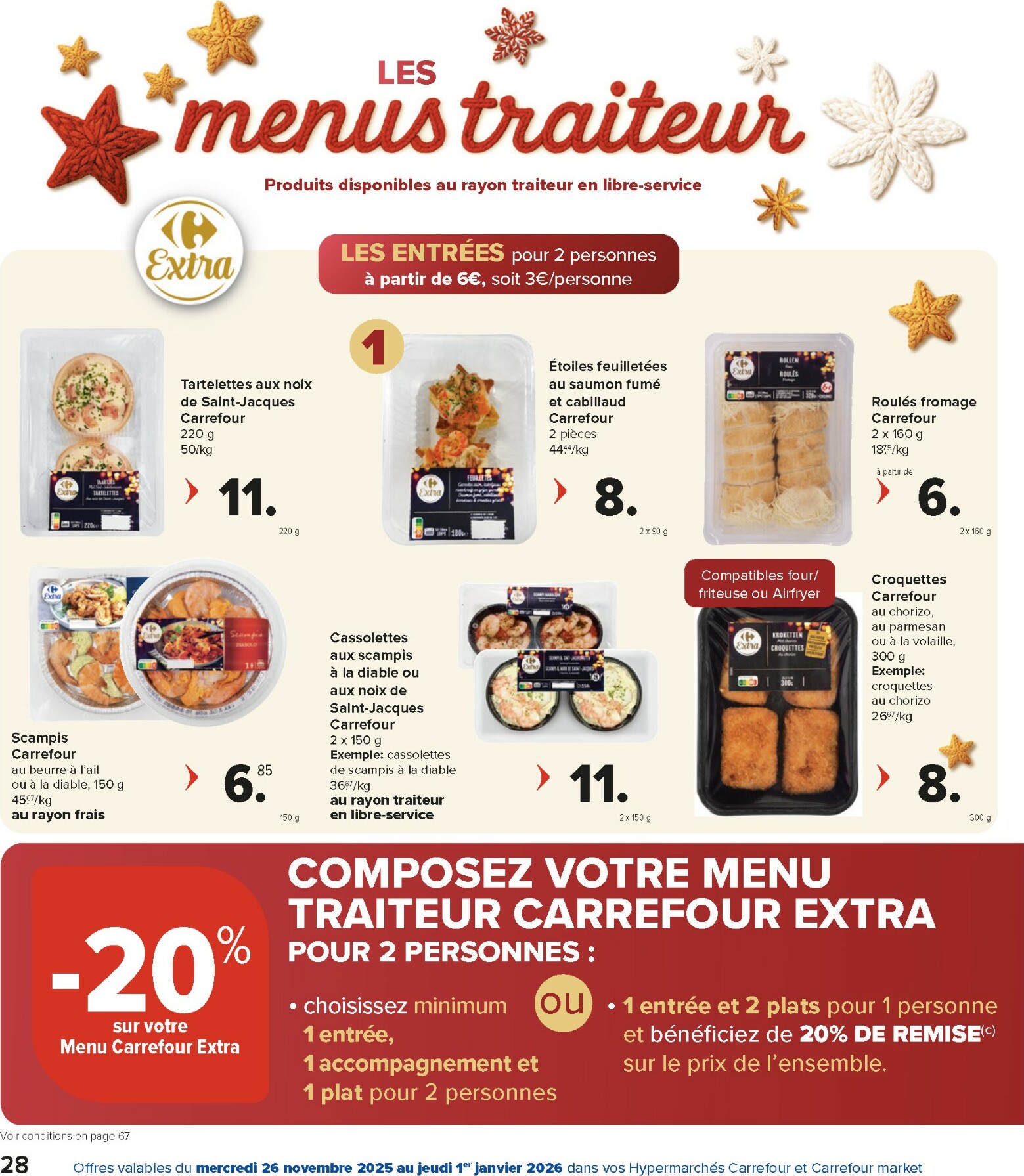 carrefour-market - De Carrefour Market folder geldig vanaf 26/11 t/m 01/01 - page: 28