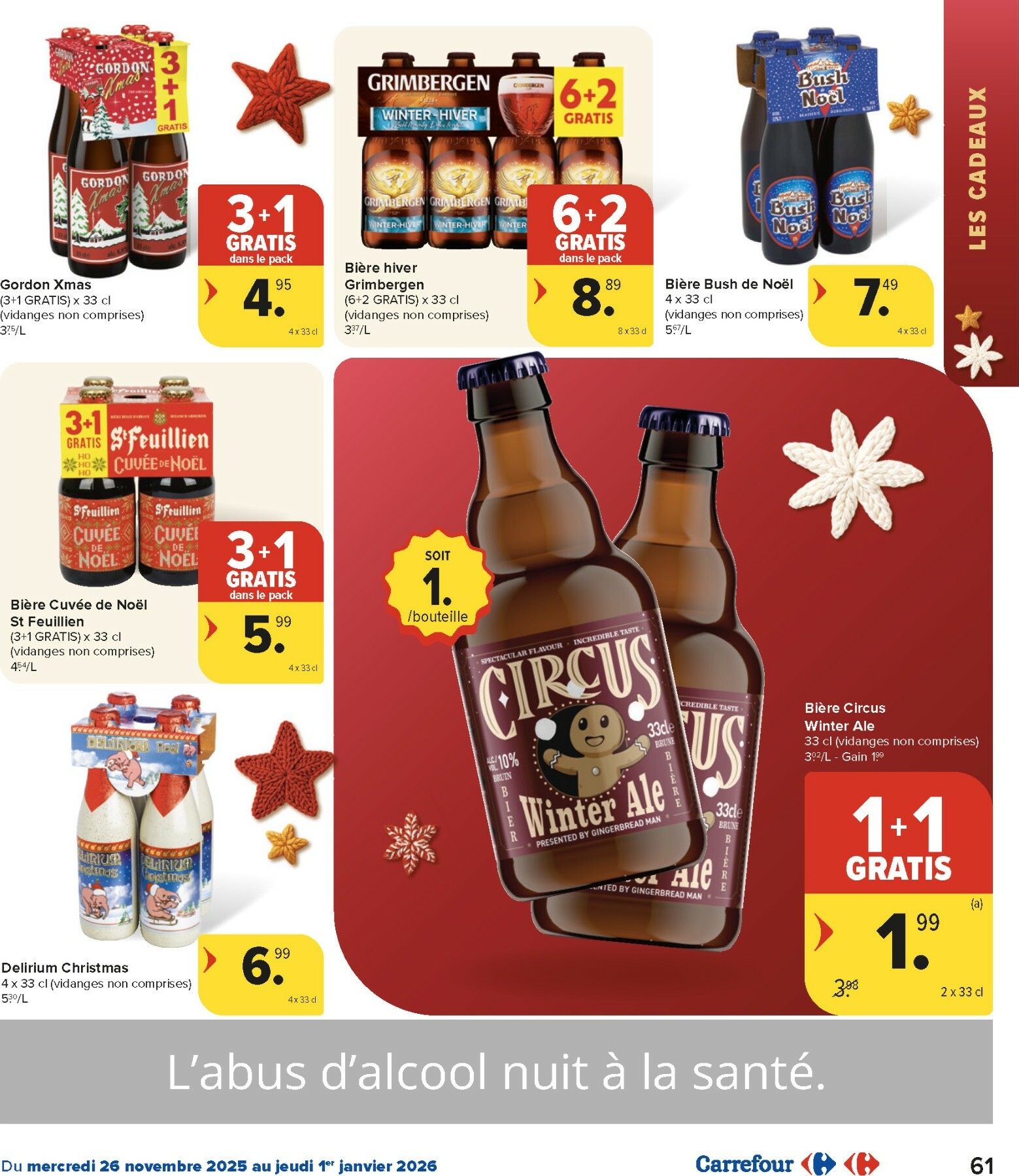 carrefour-market - De Carrefour Market folder geldig vanaf 26/11 t/m 01/01 - page: 61